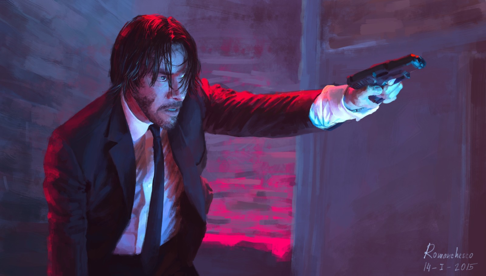 artă, Keanu Reeves, John Wick