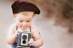 achtergrond, jongen, camera, humeur