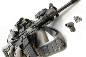 ar-15, Equipment, gun, telescopic sight