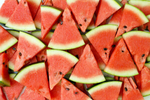 berry, slices, water melon, watermelon